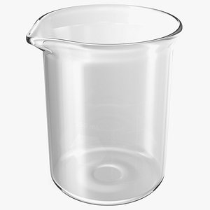 Glass Beaker 250ml 3D model