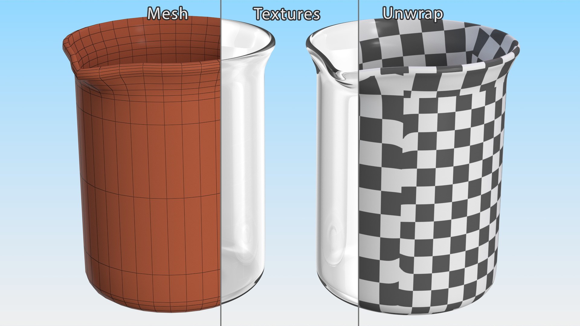 Glass Beaker 250ml 3D Model - TurboSquid 2128295