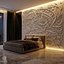 set di decorazioni murali moderne in rilievo stl murale CNC 269