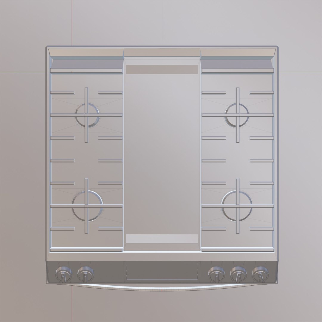 3D Gas Range Model - TurboSquid 1567837