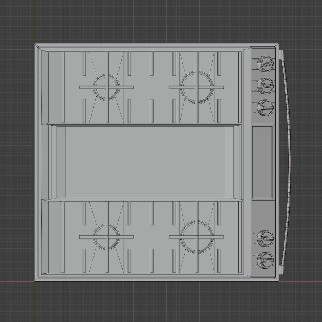 3D Gas Range Model - TurboSquid 1567837