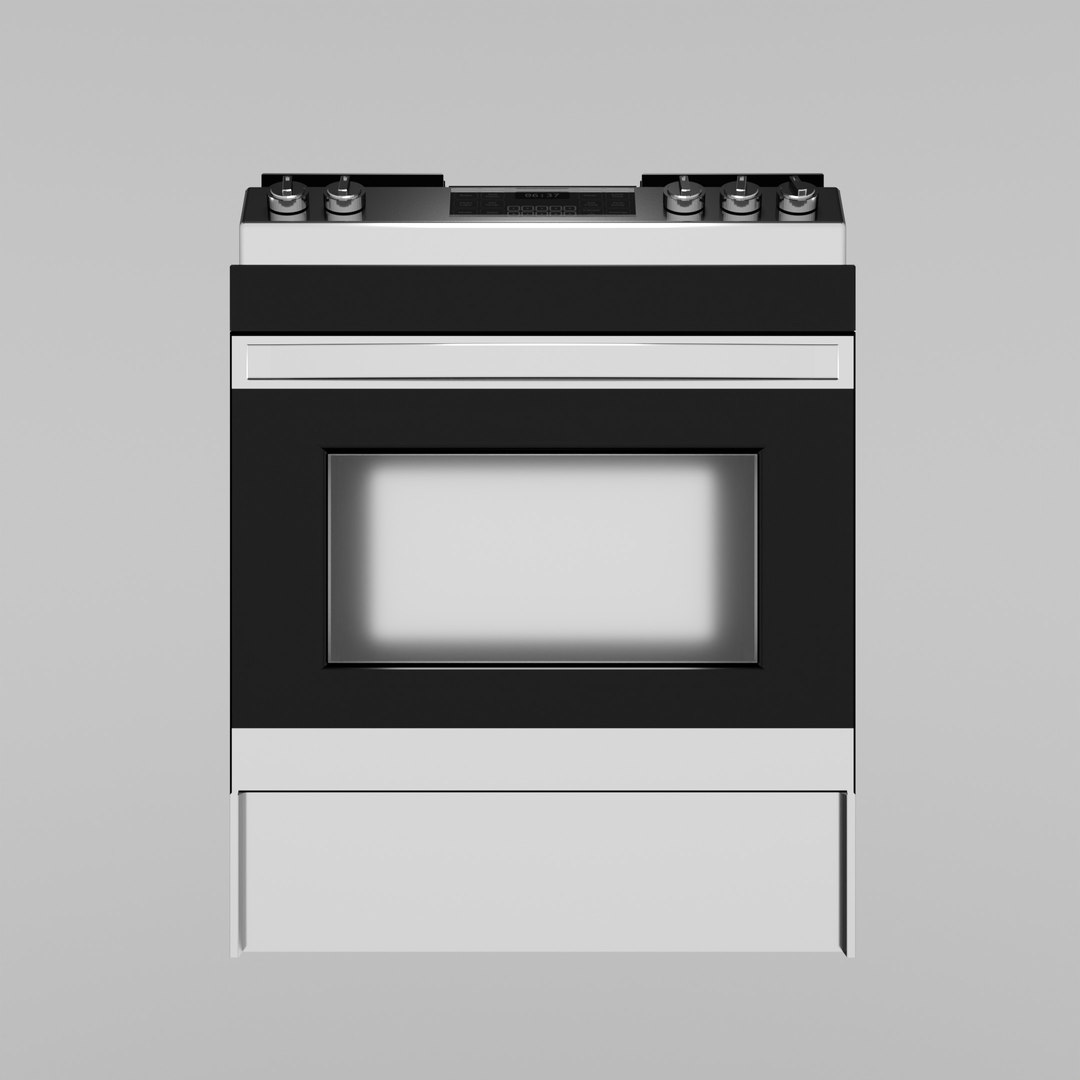 3D Gas Range Model - TurboSquid 1567837