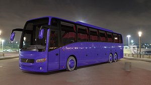 Bus volvo 9800 3d model
