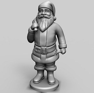santa claus 3D model