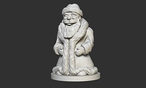 3D model Santa Claus for 3d printing