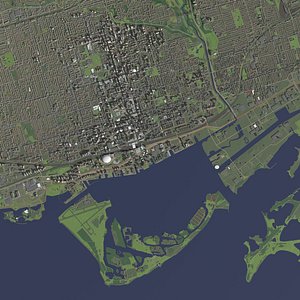 Toronto Canada - city and urban 3D model