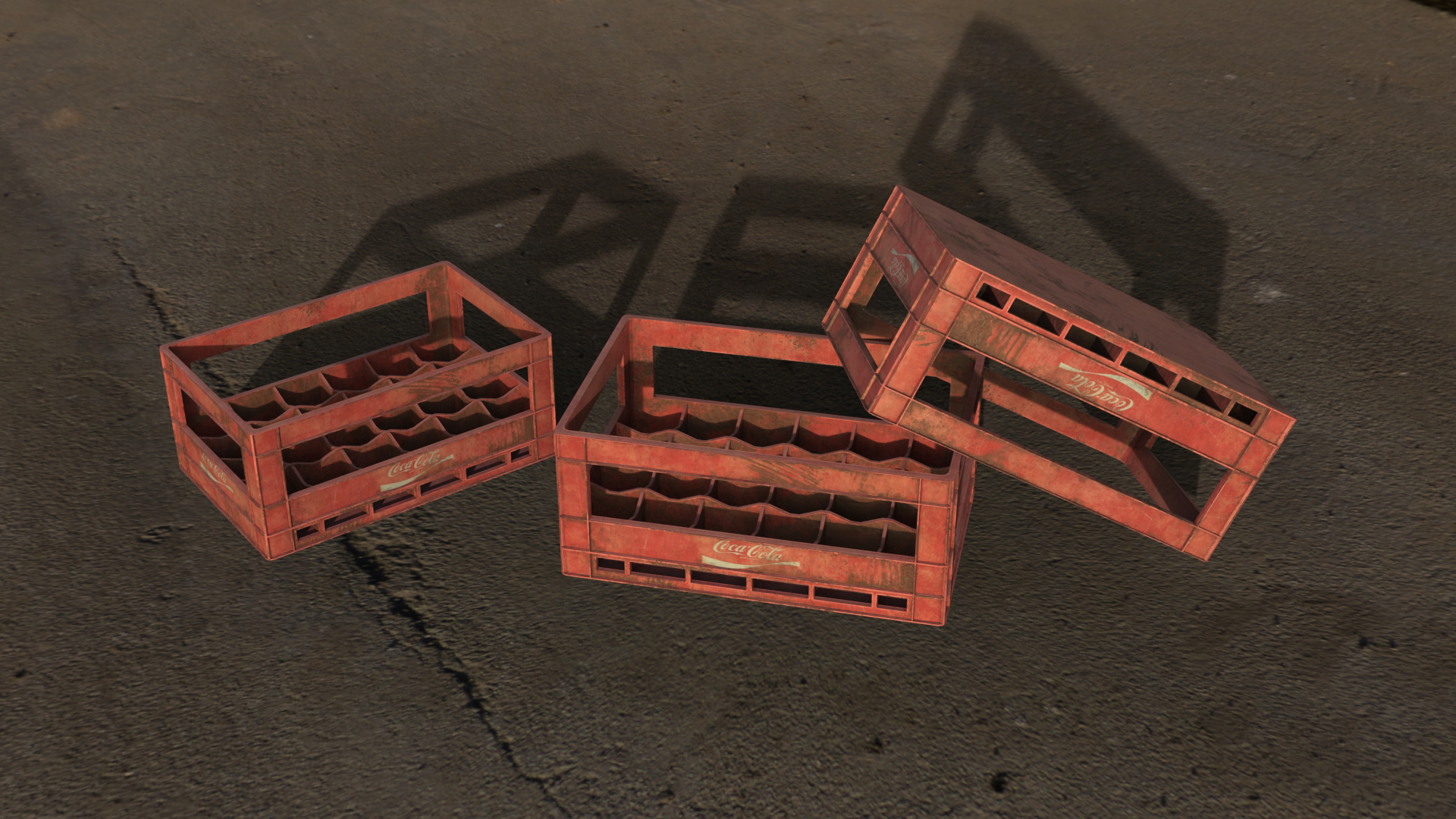 3D Plastic Crate Model - TurboSquid 1654866
