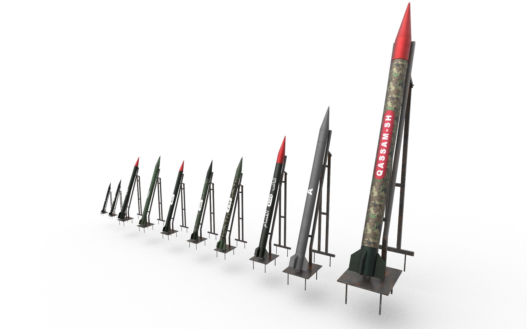 3D Hamas Rocket Model - TurboSquid 2196946