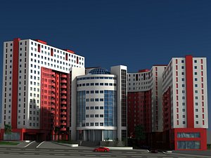 apartment office 3D model