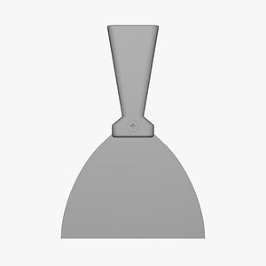 Putty Knife - Geometry Only No Textures No Materials 3D model