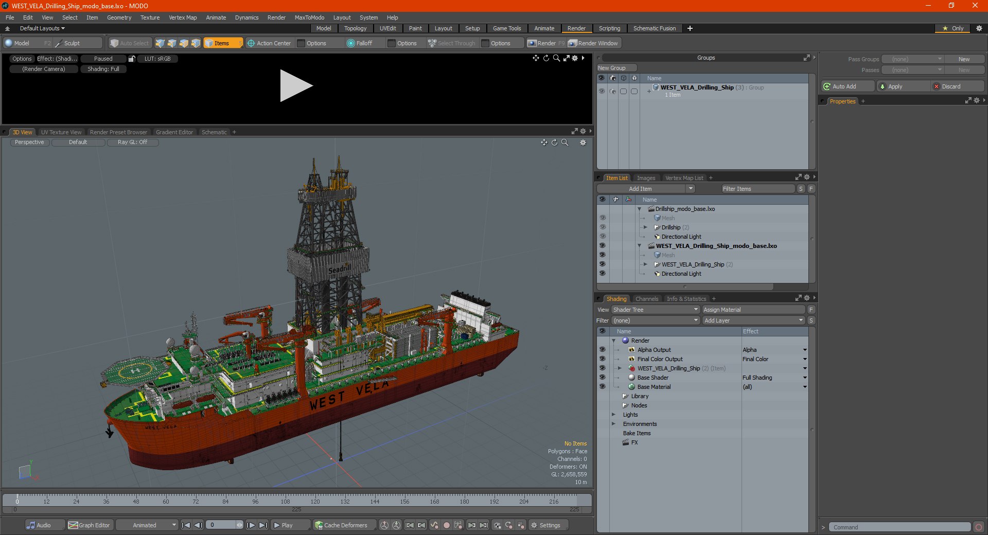 WEST VELA Drilling Ship model https://p.turbosquid.com/ts-thumb/ro/bIDaSm/cA/westveladrillingshipc4dmodel062/jpg/1651050805/1920x1080/fit_q87/969150813c3f2b18a2282941dffaf4e398d5981c/westveladrillingshipc4dmodel062.jpg