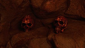 human skull 3D