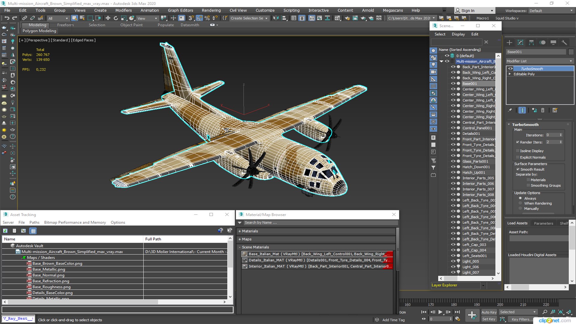 3D model Multi-mission Aircraft Brown Simplified https://p.turbosquid.com/ts-thumb/ro/dZ7WqE/ET/multimissionaircraftbrownsimplifiedvray3dmodel026/jpg/1729735139/1920x1080/fit_q87/3ab4893fdb91d2a77682e7bfe9c7188cbb4963ba/multimissionaircraftbrownsimplifiedvray3dmodel026.jpg