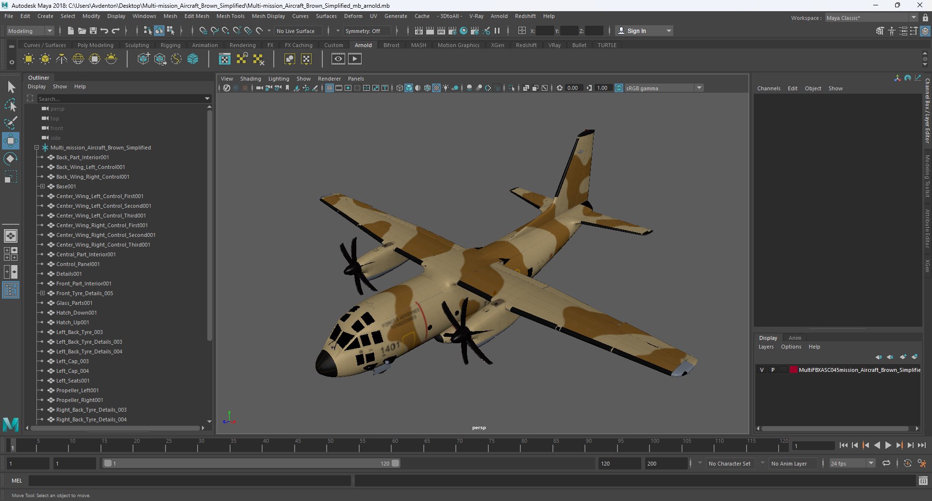 3D model Multi-mission Aircraft Brown Simplified https://p.turbosquid.com/ts-thumb/ro/dZ7WqE/xG/multimissionaircraftbrownsimplifiedvray3dmodel039/jpg/1729735208/1920x1080/fit_q87/7e394a2de50bc1eab0fb2cec26969fd25134d1f9/multimissionaircraftbrownsimplifiedvray3dmodel039.jpg