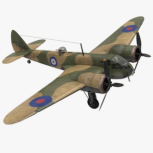 British Light Bomber Aircraft Bristol Blenheim