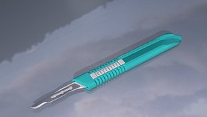 scalpel surgery tool 3ds