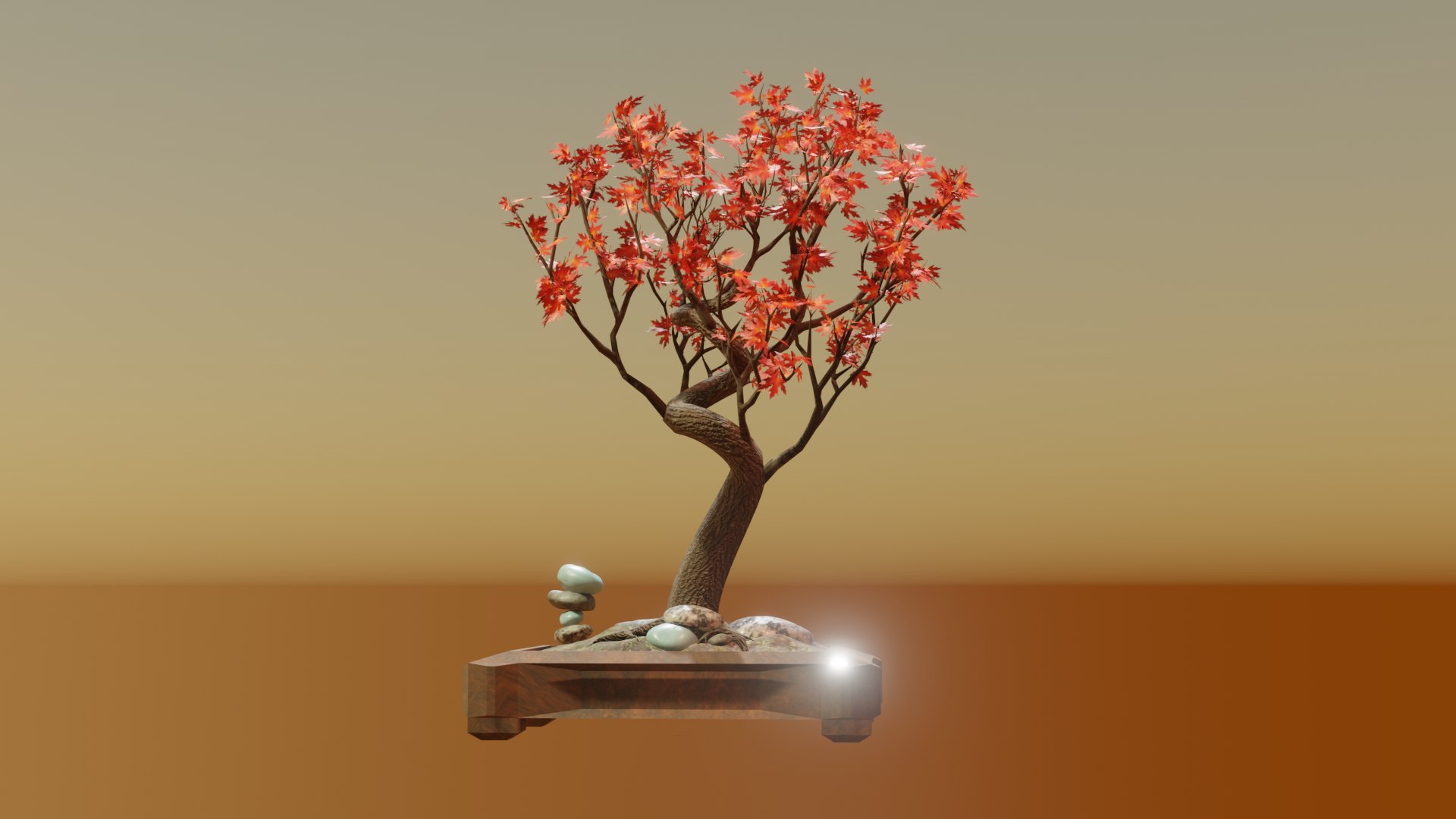 Bonsai red Maple Stylised Tree textured 3D model Low-poly 3D model 3D -  TurboSquid 1902131