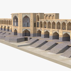 Khaju Bridge 3D Model