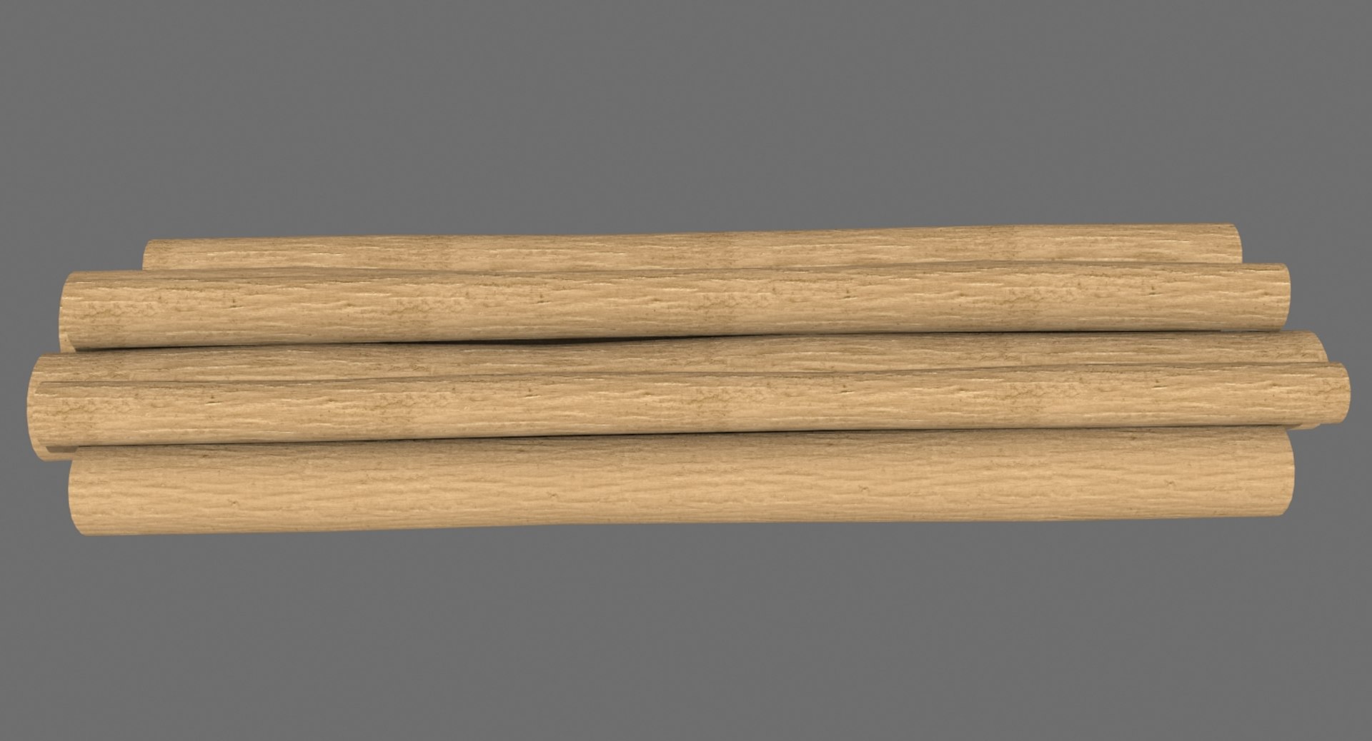 3d Tree Logs Model