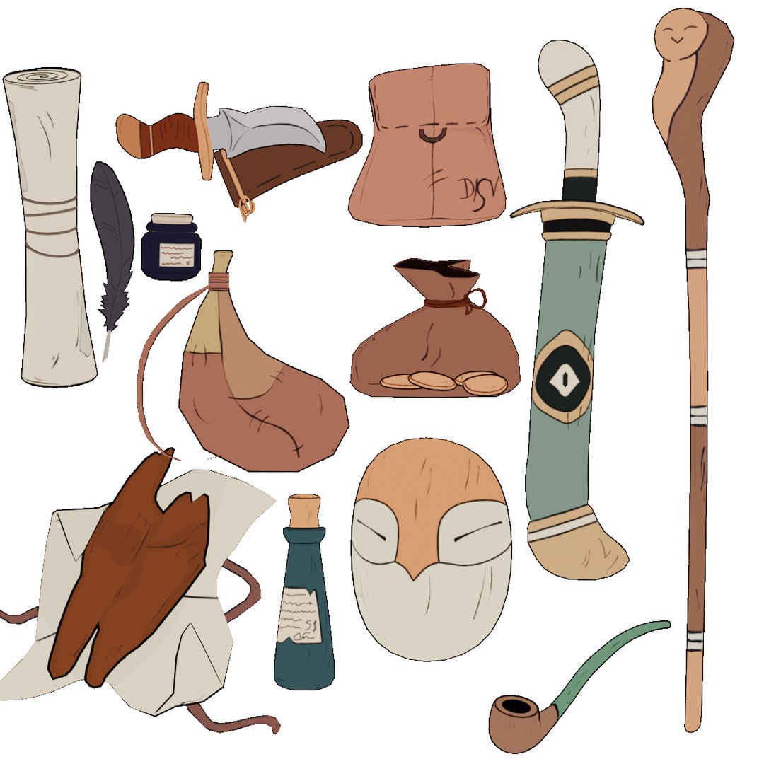 3D Stylized Pack 25 Inventory Check - TurboSquid 2324441