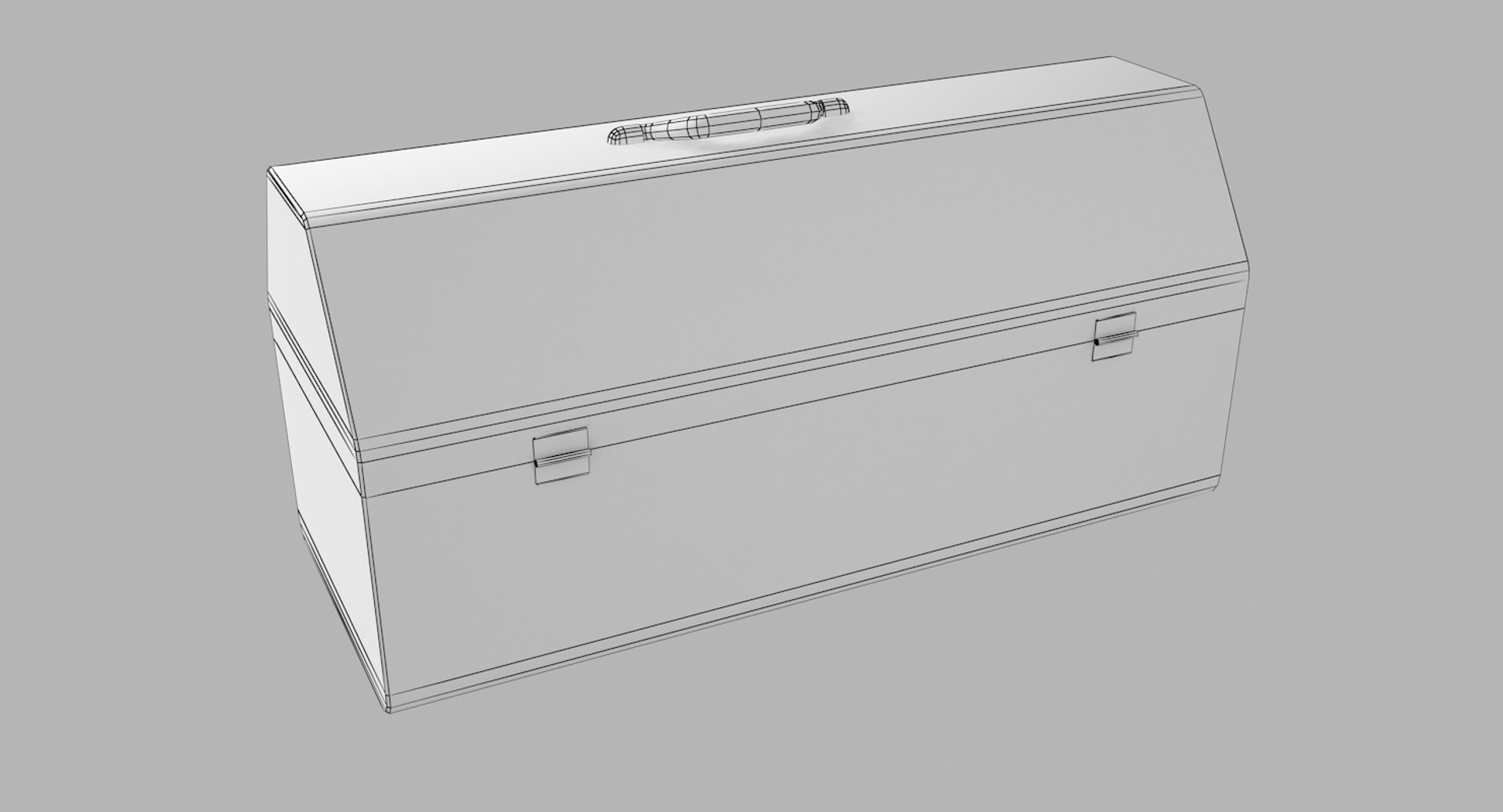 3D Vintage Tool Box Model - TurboSquid 1221045
