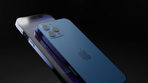 apple iphone 12 3D model