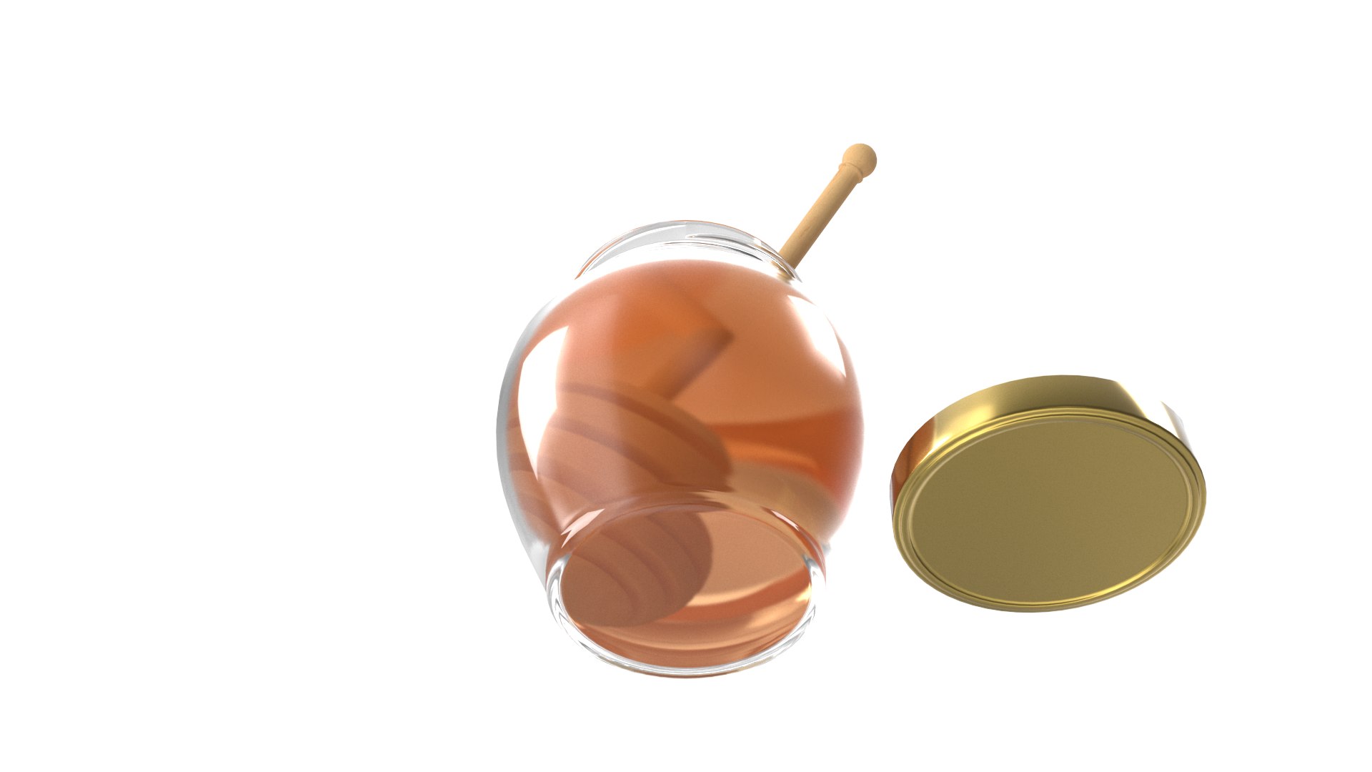 Honey Jar 3D - TurboSquid 2458979