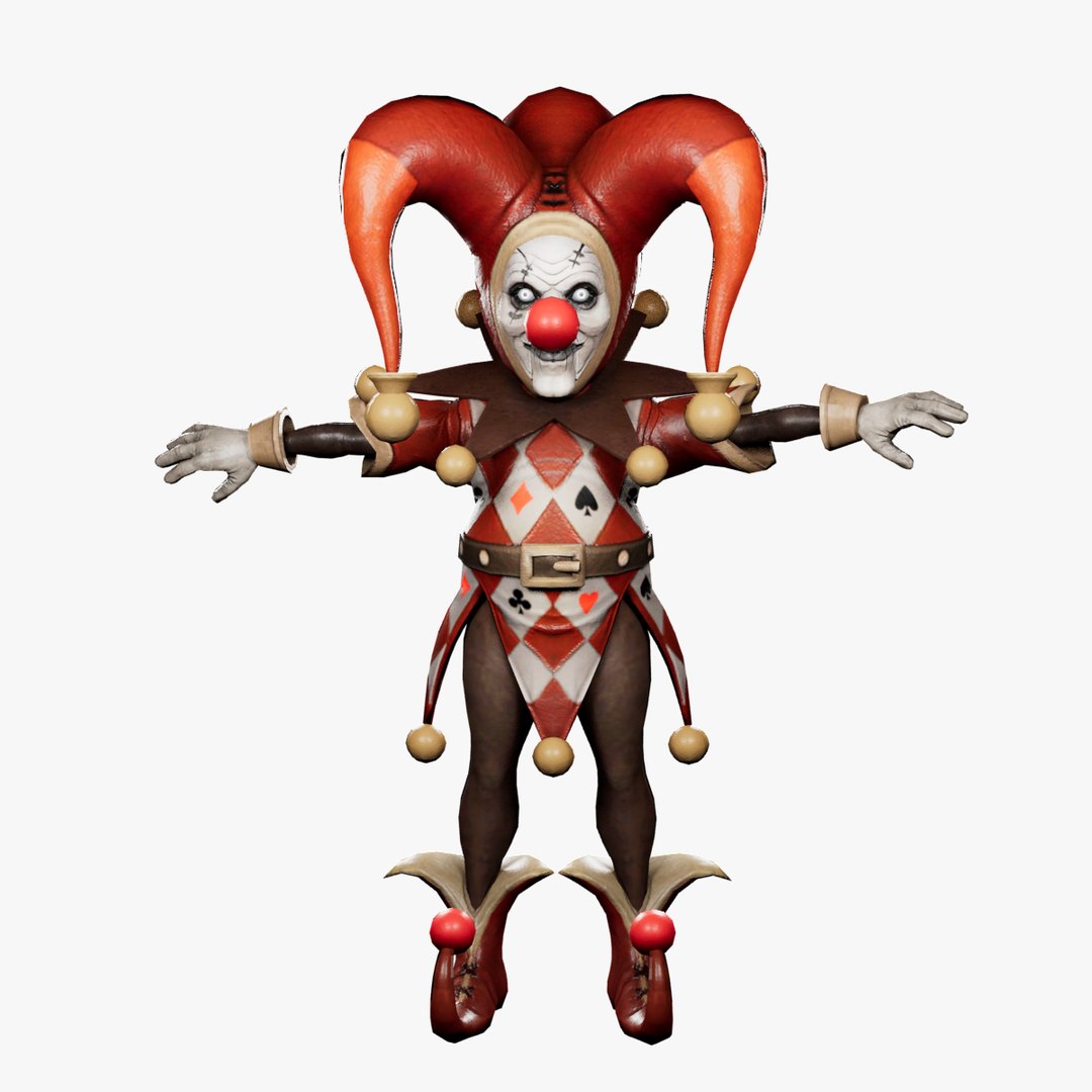 Clown Rigged model - TurboSquid 2082566