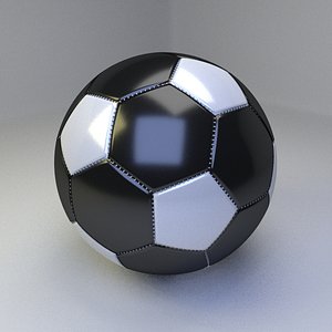3d football ball