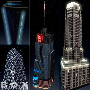 max 10 new york skyscraper night