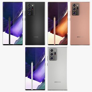 colors galaxy note 20 3D model