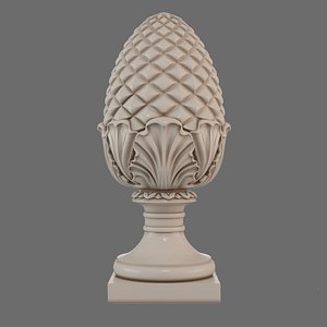 3D corbel pinecone model