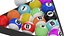 Billard et boule de bowling