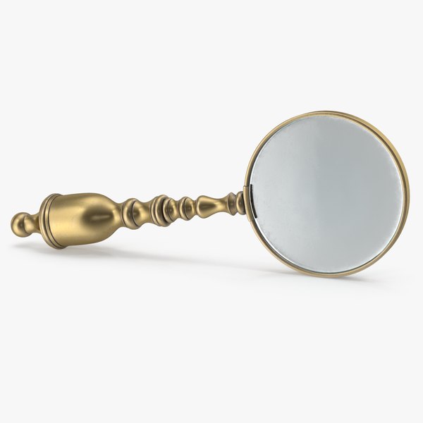 3D model Antique Brass Magnifying Glass