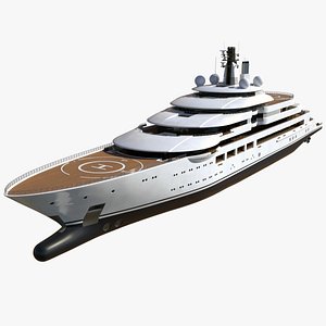 Scheherazade superyacht 3D model