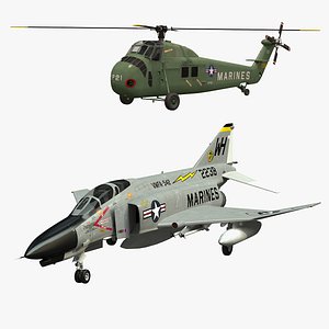 H-34 Chotaw and F-4 Phantom Marines Collection