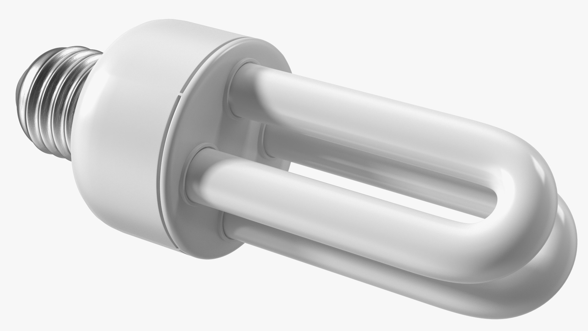 Ubend Compact Fluorescent Light Bulb 3D Model TurboSquid 2130578