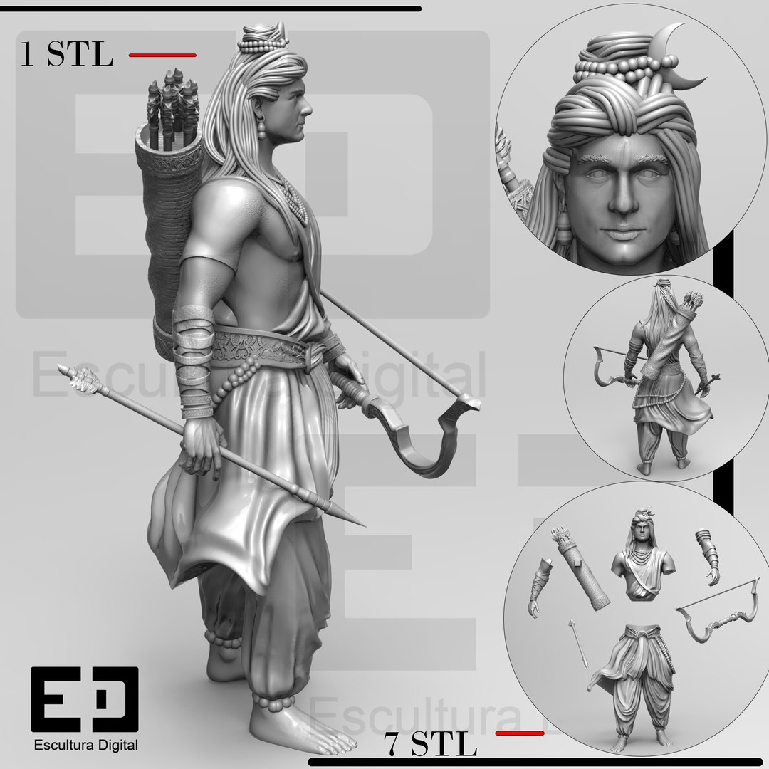 Lord Shiva 3D - TurboSquid 2356246