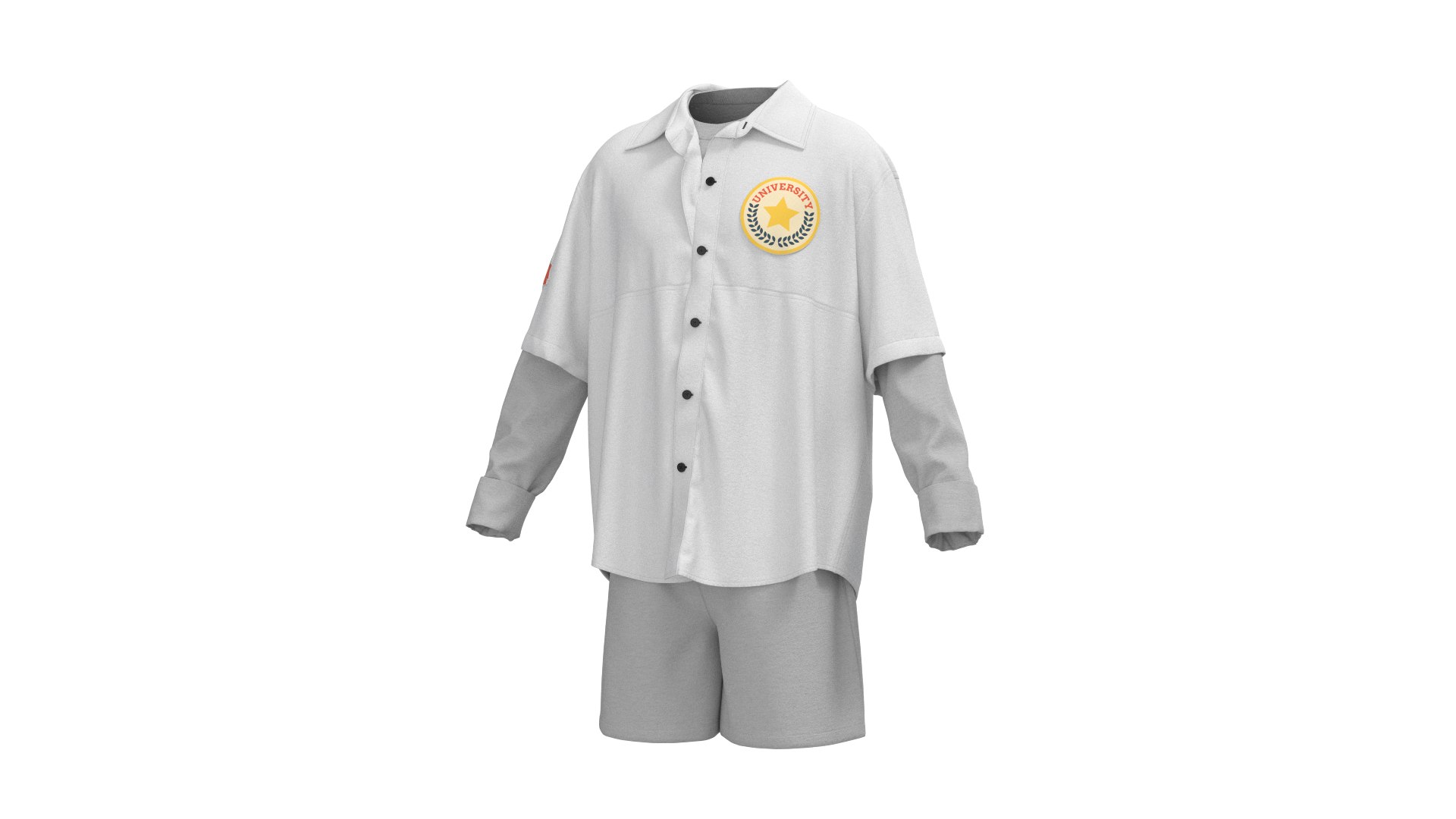3D model Male longsleeve shirt and short https://p.turbosquid.com/ts-thumb/rp/P6AZnS/yf/16/png/1705264241/1920x1080/fit_q87/c5b289cd1e4ec20c32cb32803ad2cec189ec797f/16.jpg