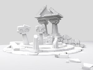 3d x atlantis city underwater