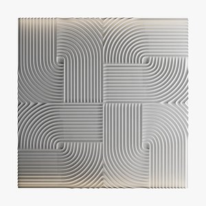 3D wave wall 18