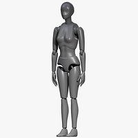 Female Articulated Action Figure