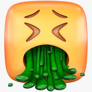 3D Smiley Face Emoji 45