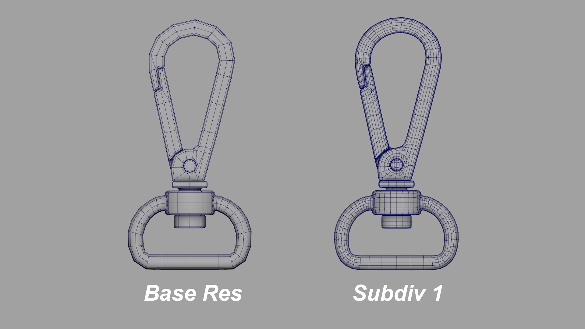 Swivel Snap Hook B 3D Model TurboSquid 1728532