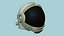 3D Astronaut Helmet 05 - Green Gold - Character Design Fashion
