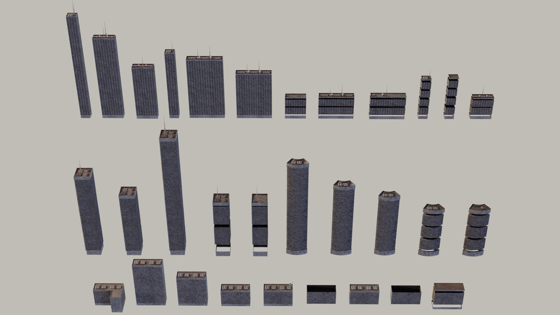 3D City Cityscape - TurboSquid 1703599