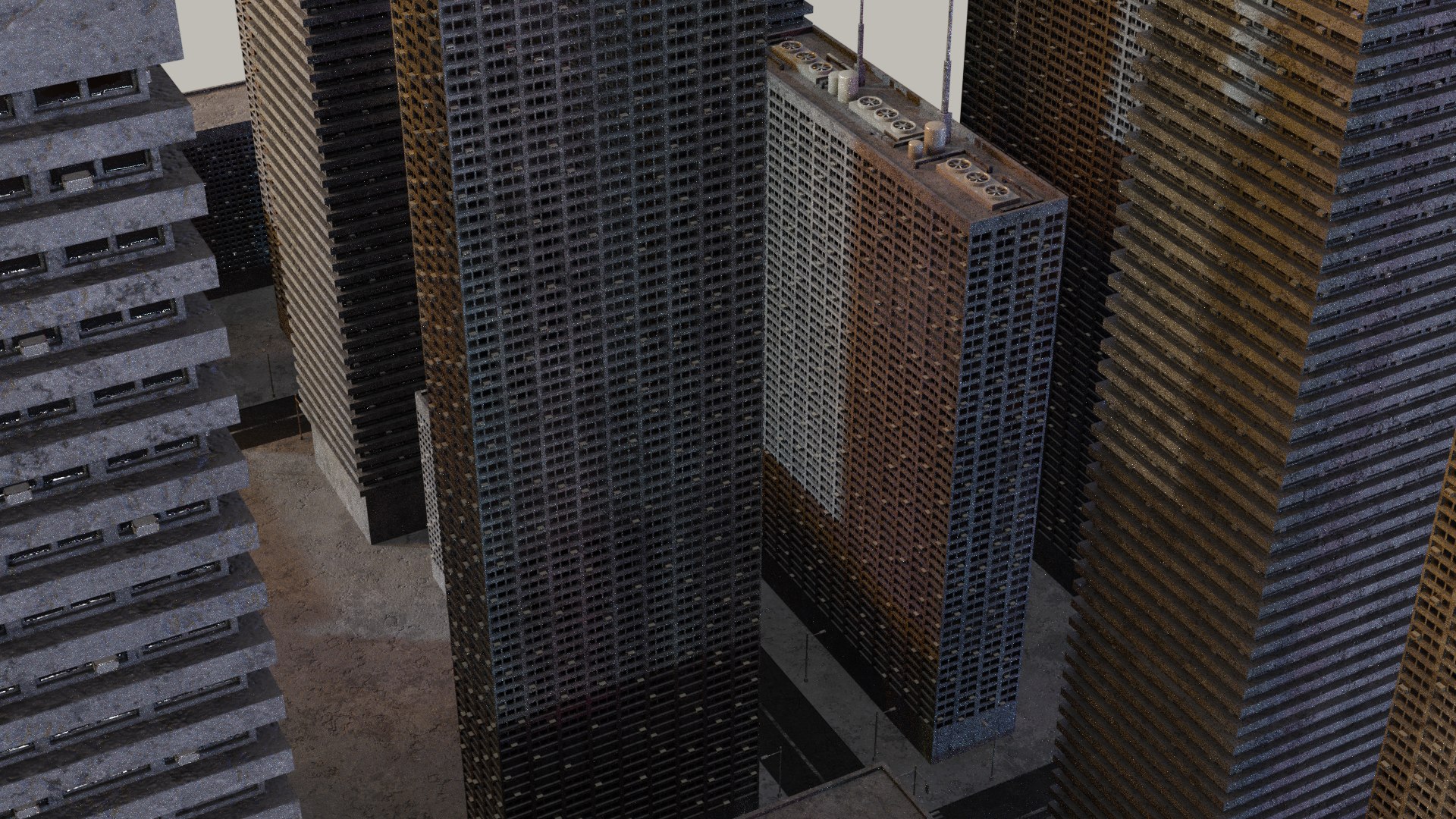 3D City Cityscape - TurboSquid 1703599
