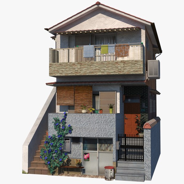 house townhouse building 3D model