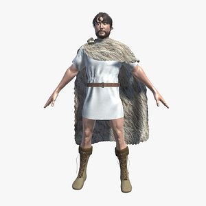 roman medieval tunic 3D model