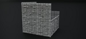 3D CASTLE STONE WALL COLLECTION 2022 RAW